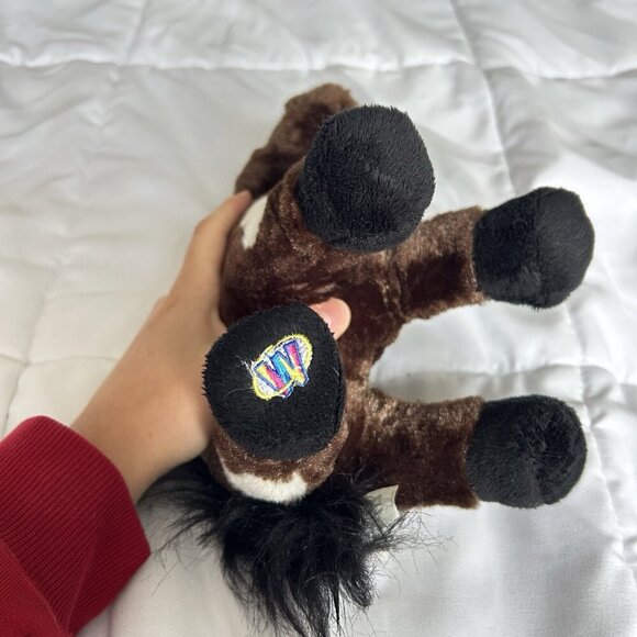 Ganz Webkinz HM147 Pinto Horse Plush Stuffed Animal Brown White Y2K - NO CODE - Picture 10 of 10